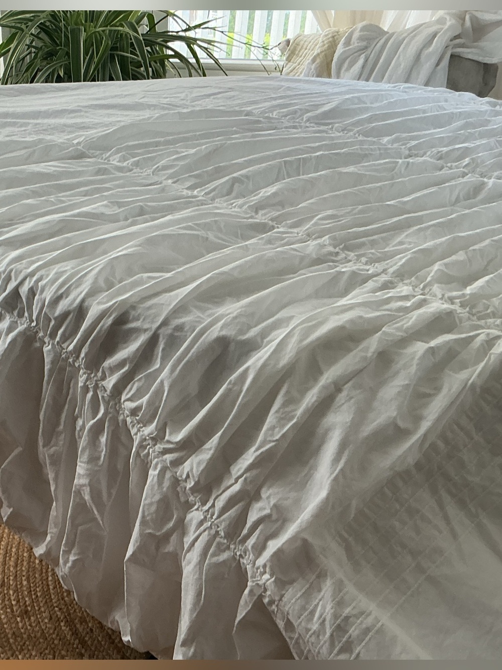 Nicole Miller Crisp White Duvet